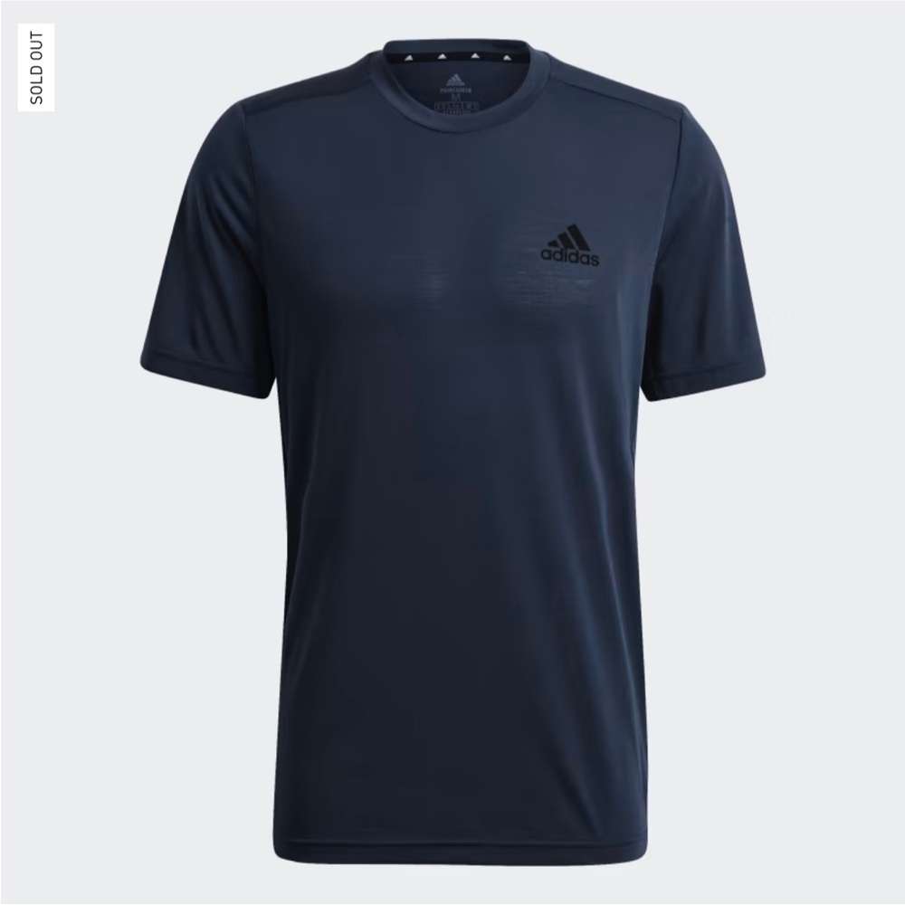 Adidas Men's Navy Blue T-Shirt size small 02987
